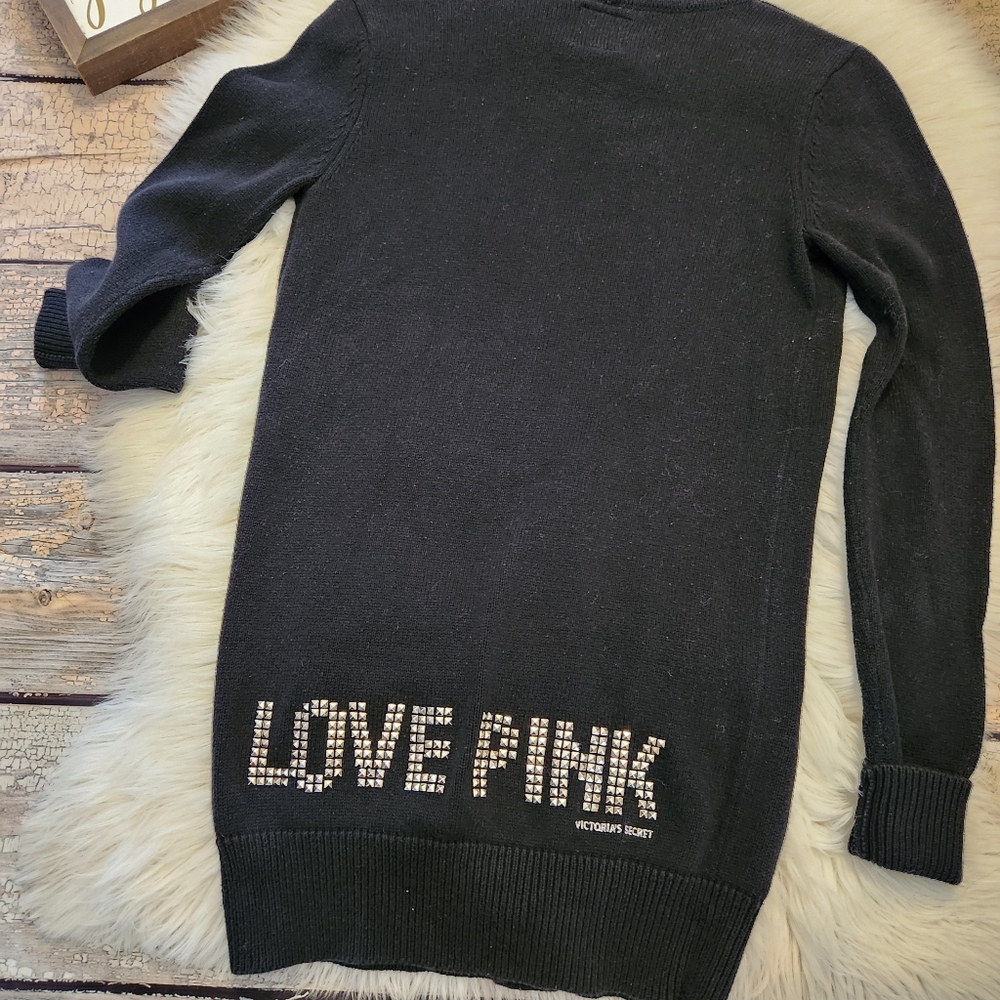 Y2k Victoria Secret Pink Long Cardigan - Picture 2 of 7
